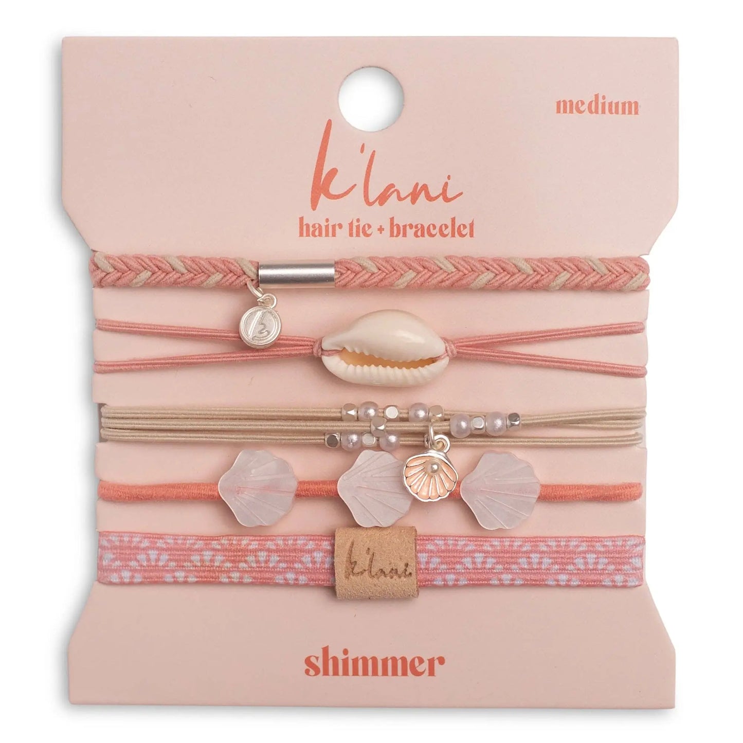 K'lani Hair Tie Bracelet - Shimmer K'Lani hair tie bracelets