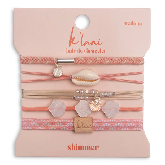 K'lani Hair Tie Bracelet - Shimmer K'Lani hair tie bracelets
