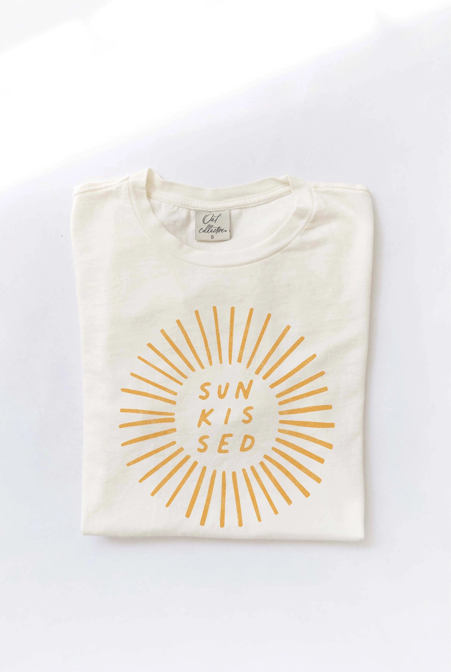 SUNKISSED Mineral Washed Graphic Top OAT COLLECTIVE