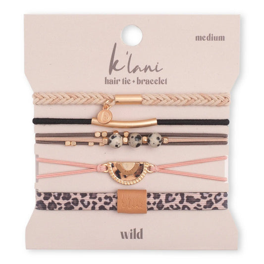 Wild Hair Tie Bracelets K'Lani hair tie bracelets