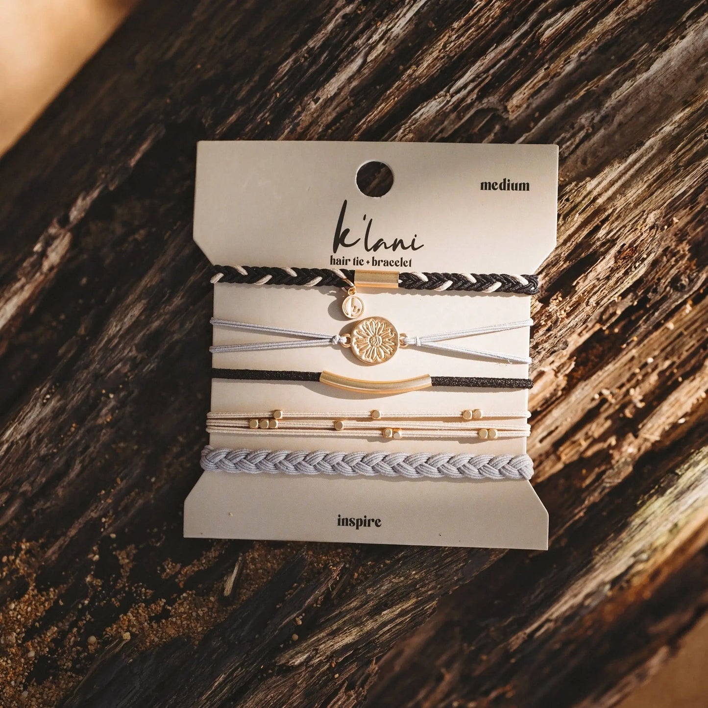 Inspire Hair Tie Bracelets K'Lani hair tie bracelets