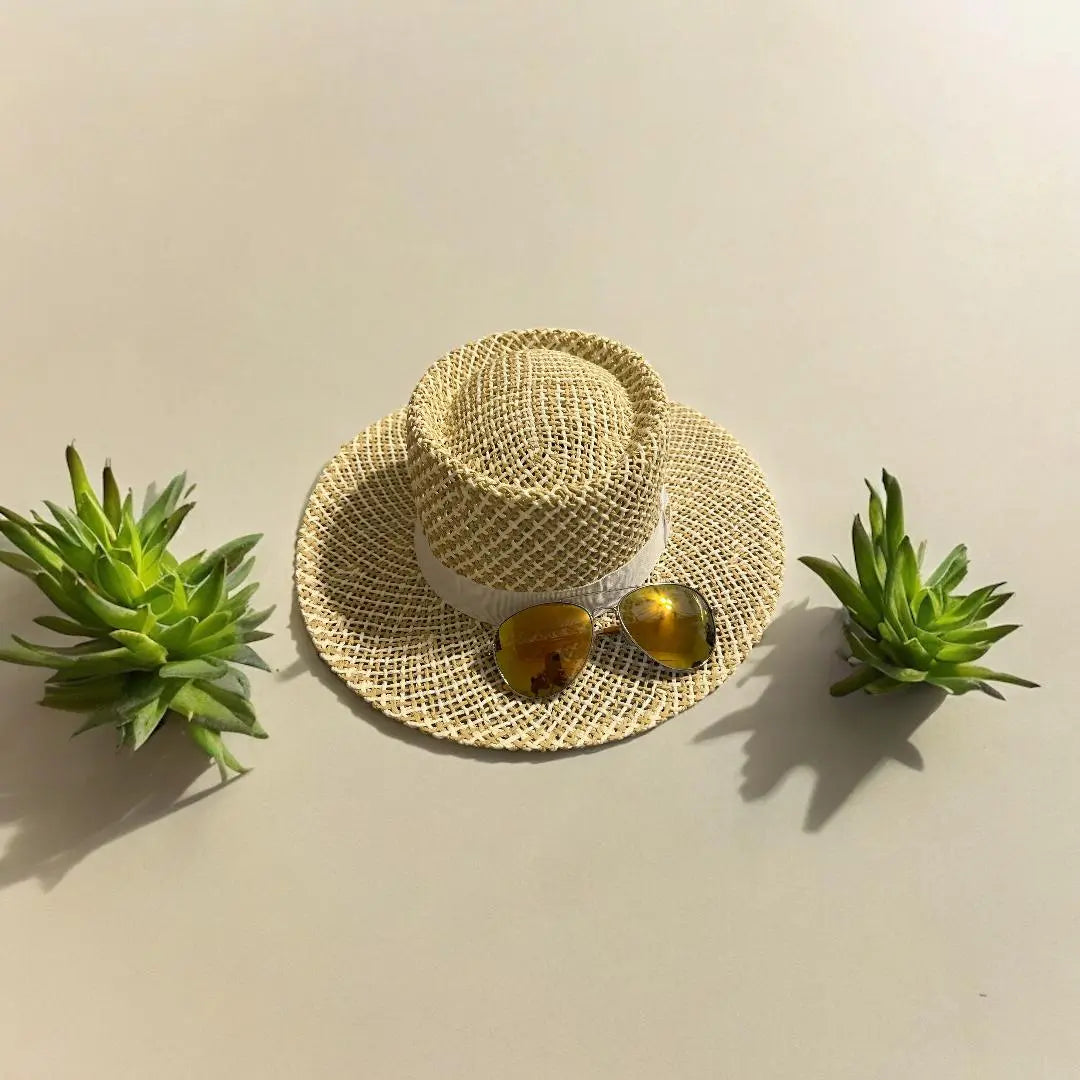 Straw Beach Hat The Beachy Traveler