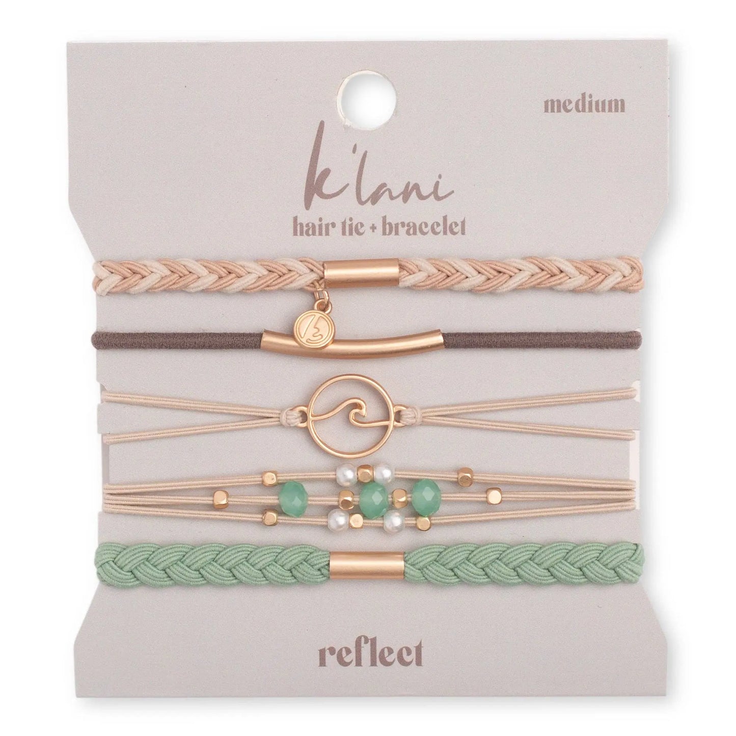 K'lani Hair Tie Bracelet - Reflect K'Lani hair tie bracelets