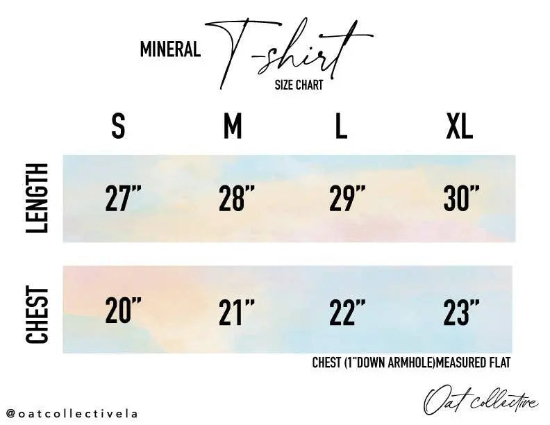 BEACH DAYS Mineral Washed Graphic Top OAT COLLECTIVE