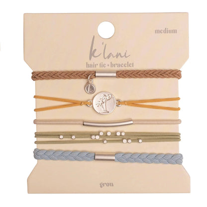 Grow Hair Tie Bracelets K'Lani hair tie bracelets