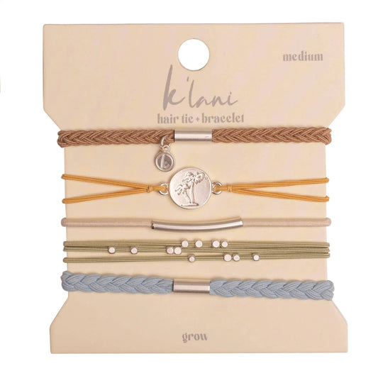 Grow Hair Tie Bracelets K'Lani hair tie bracelets