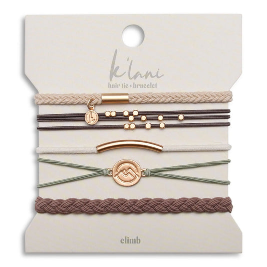 Climb Hair Tie Bracelets K'Lani hair tie bracelets