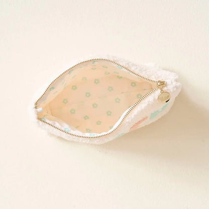 Cream Teddy Pouch - Beach The Darling Effect