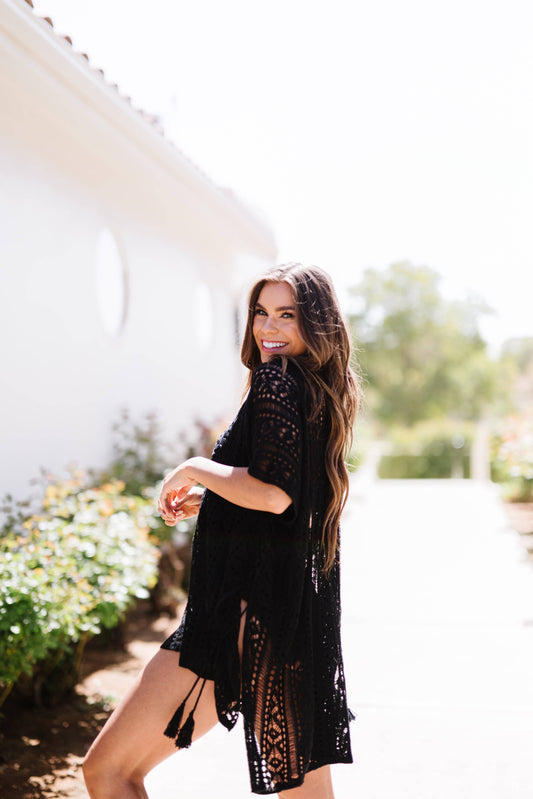 Boardwalk Cover Up | Black Coral Reef Swim